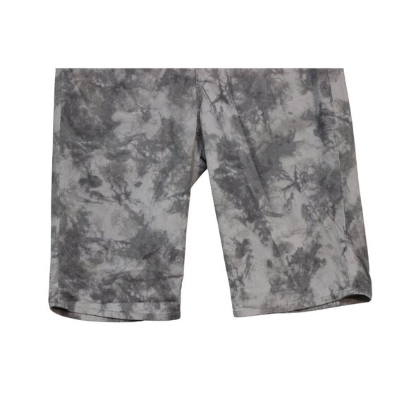 Democracy Ab Solution Bermuda Shorts 14 Petite Stretch Denim Slimming Gray - Picture 3 of 9